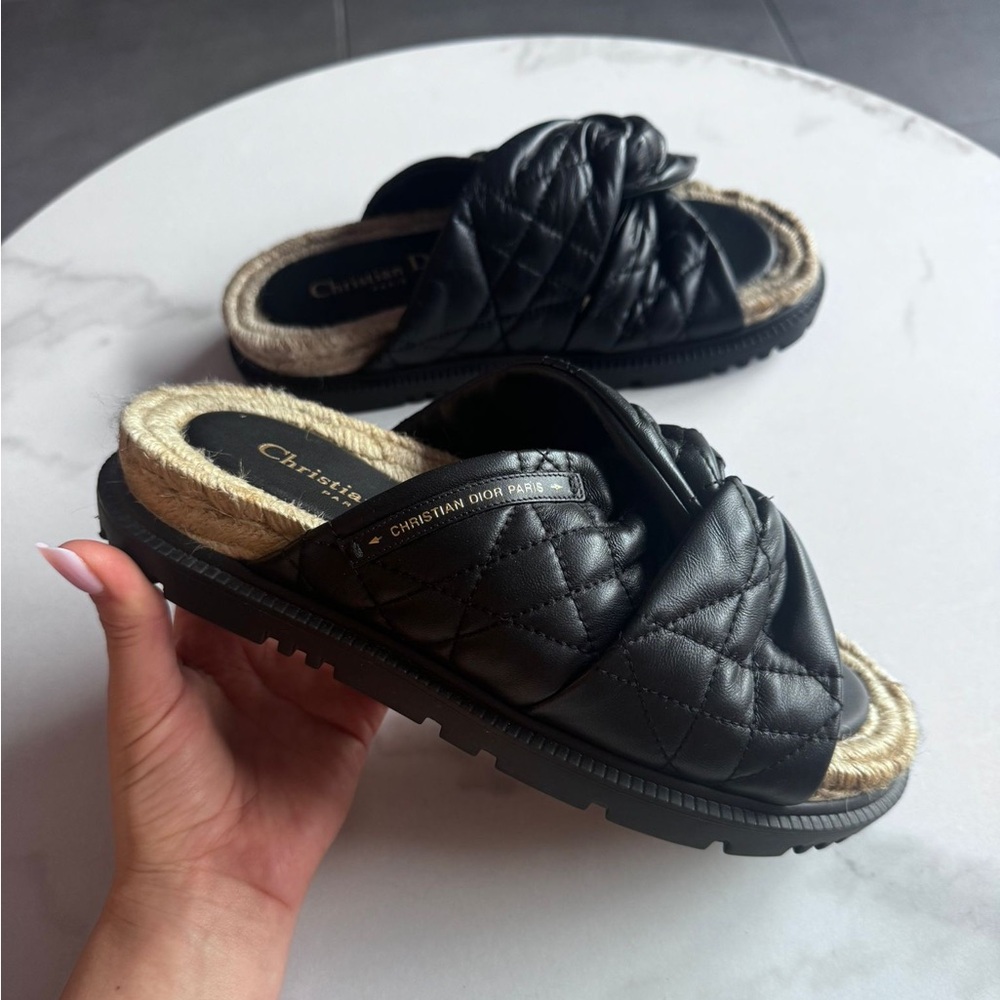 Dior Leather espadrilles